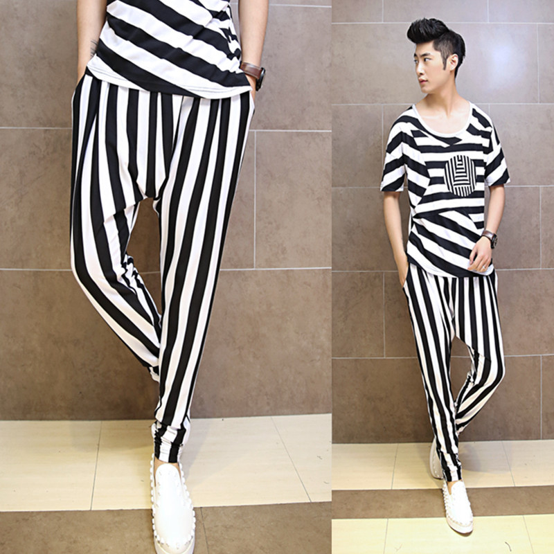 2021 Male Black Personality Striped Hip Hop Hare Drop Crotch Night Club Hiphop Baggy Stage Pants Corridors 1vc5, Beige
2021 Male Black Personality Striped Hip Hop Hare Drop Crotch Night Club Hiphop Baggy Stage Pants Corridors 1vc5, Beige