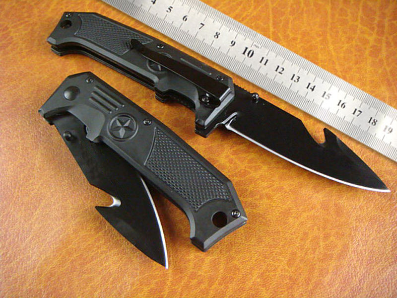 1Pcs New F34 folding Blade EDC Pocket knife 5Cr15Mov Black Blade Survival tactical knives hunting camping outdoor camping tools
1Pcs New F34 folding Blade EDC Pocket knife 5Cr15Mov Black Blade Survival tactical knives hunting camping outdoor camping tools
