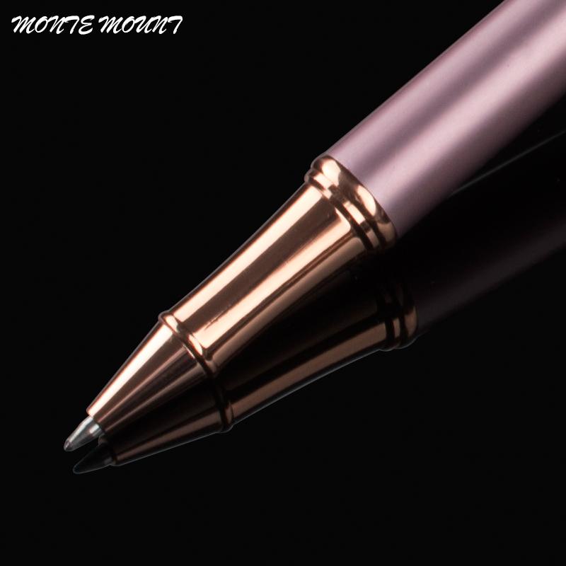 Luxury MONTE MOUNT Series Rose and rose gold Roller Ball Pen Office Supplies Rollerball Pen Hot Sell Pens For Writing1