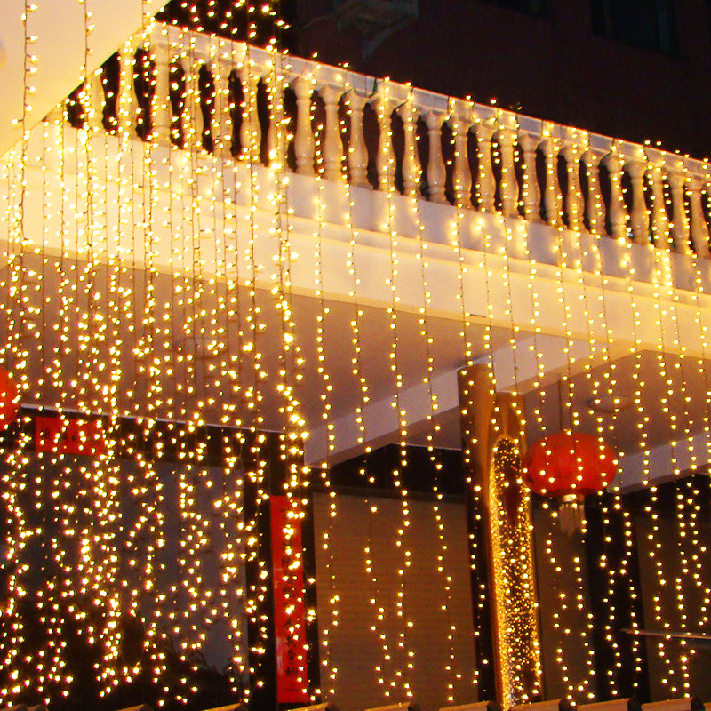 2021 8 x 3 800 Garland Light Icicle Curtain Led Christmas Fairy Lights Wedding Decorations for the Fourth Holiday Lighting Party 3BCR
2021 8 x 3 800 Garland Light Icicle Curtain Led Christmas Fairy Lights Wedding Decorations for the Fourth Holiday Lighting Party 3BCR