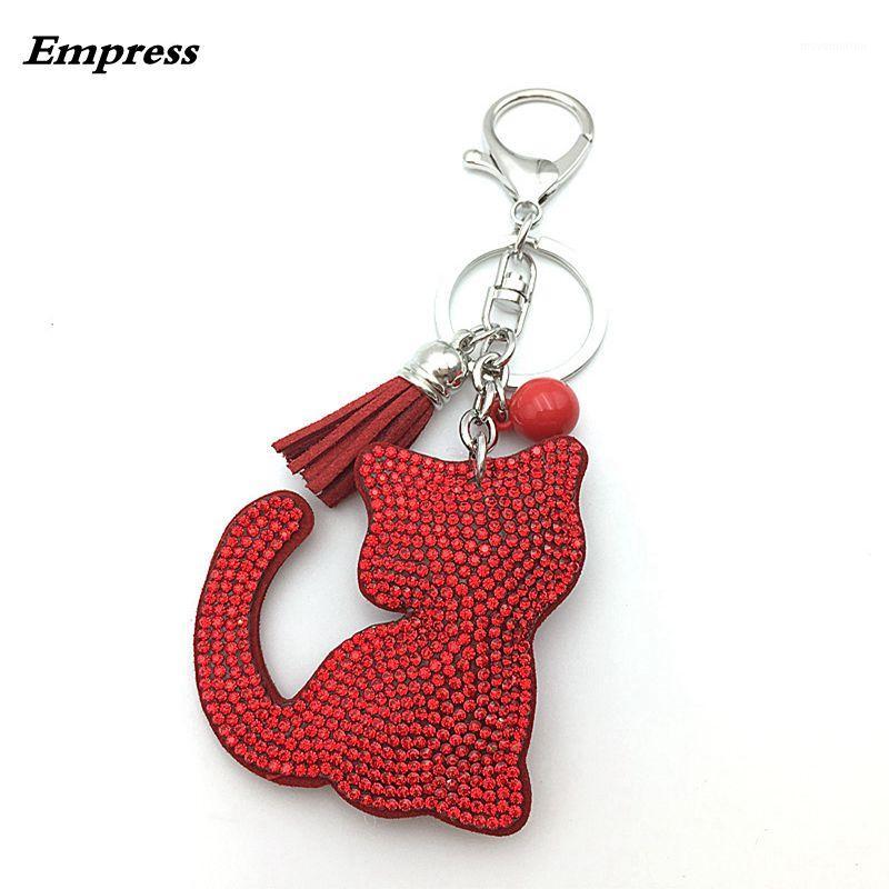 2018 good quality wholesale 7 color new fashion charm key chain pendant rhinestone cat leather keychain1
2018 good quality wholesale 7 color new fashion charm key chain pendant rhinestone cat leather keychain1