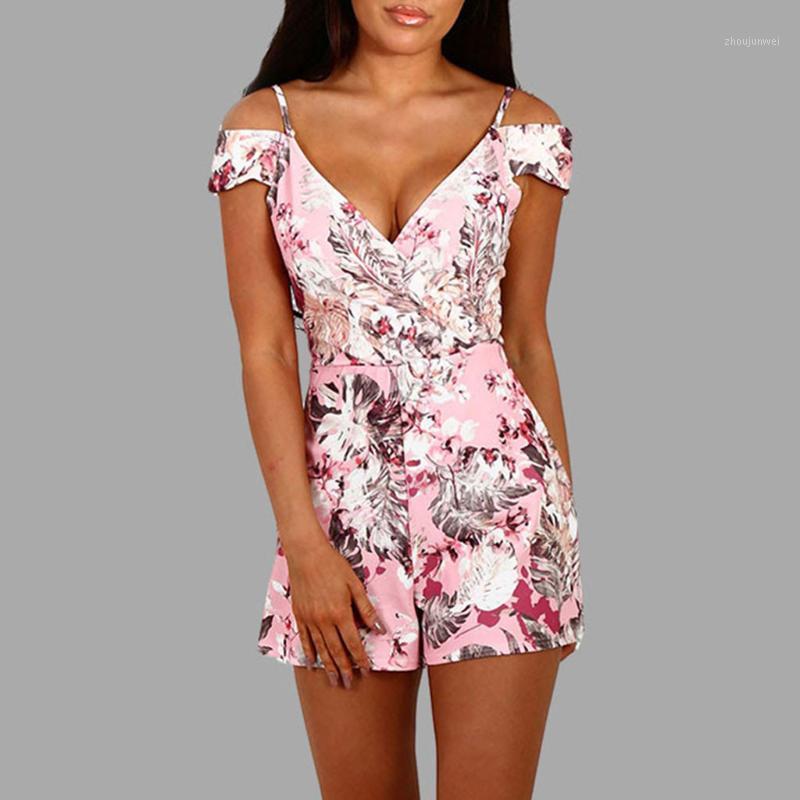 Women' Jumpsuits & Rompers Fashion V-neck Printing Jumpsuit Loose Strapless Backless Playsuit Summer Party Jumpsuit#G6, Pink
Women' Jumpsuits & Rompers Fashion V-neck Printing Jumpsuit Loose Strapless Backless Playsuit Summer Party Jumpsuit#G6, Pink