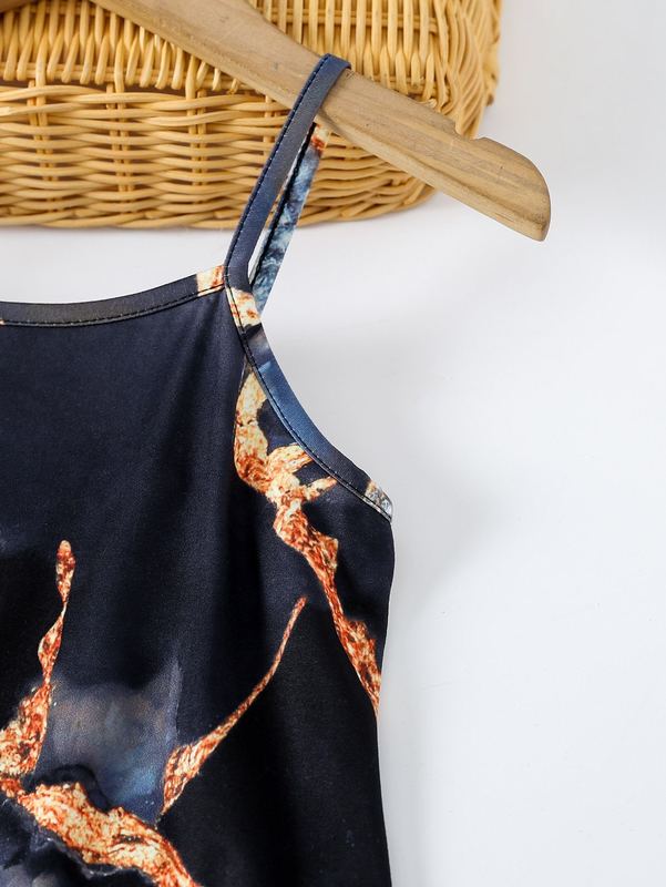 Toddler Girls Graphic Print Cami Dress SHE