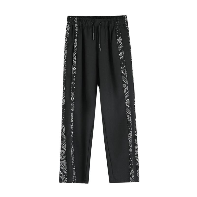 Autumn Black Men & Women High Street Loose Straight Trousers Stitching Cashew Flower Casual Pants Mopping Wide Leg Pants
Autumn Black Men & Women High Street Loose Straight Trousers Stitching Cashew Flower Casual Pants Mopping Wide Leg Pants