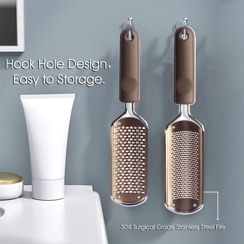 2 Pcs Foot Rasp File Foot Care Hard Dead Callus Remover Exfoliating Pedicure Reusable Easy Clean Pedicure Tools 220301