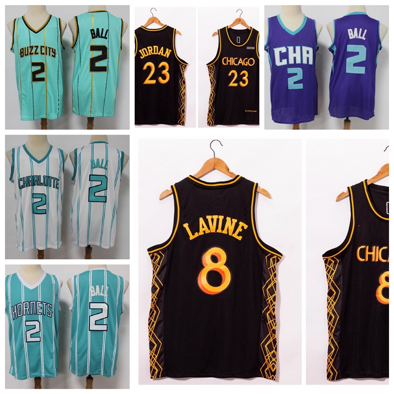 2020/21 Men Michael Jor dan 23 Zach LaVine 8 LaMelo 2 Ball Basketball Jersey, Black;red
2020/21 Men Michael Jor dan 23 Zach LaVine 8 LaMelo 2 Ball Basketball Jersey, Black;red