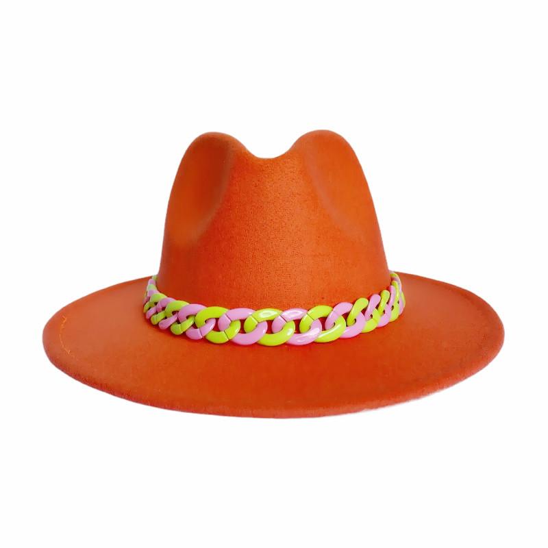 Wide Brim Hats Simple Men Women Orange Fedora Jazz Hat British Style Trilby Party Formal Panama Cap Dress Cowboy, Blue;gray
Wide Brim Hats Simple Men Women Orange Fedora Jazz Hat British Style Trilby Party Formal Panama Cap Dress Cowboy, Blue;gray