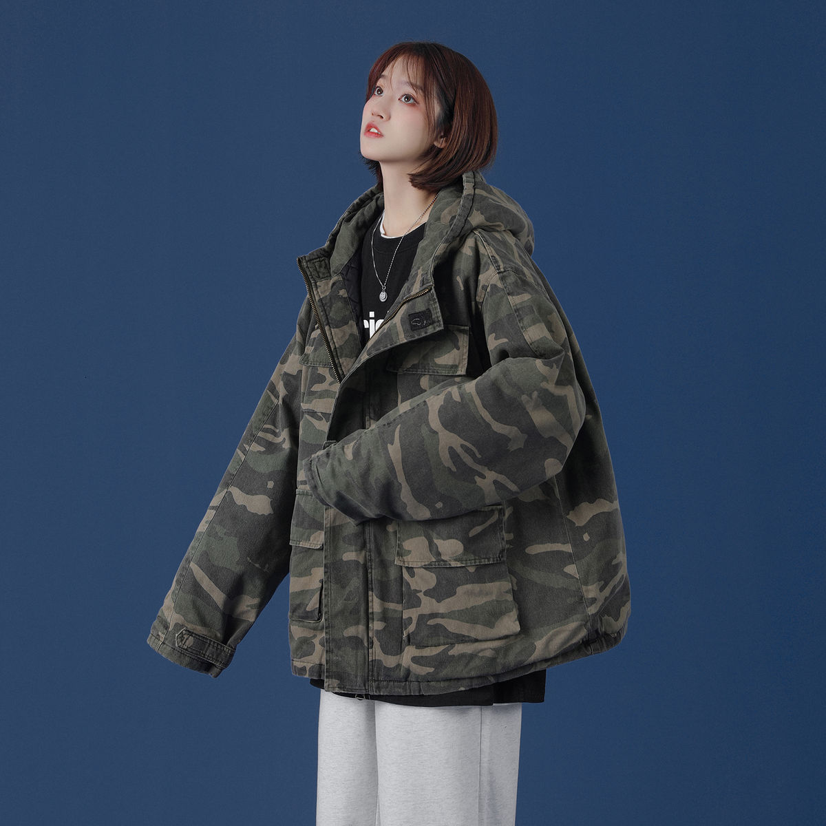 2021 New Privathinker Camouflage Graphic Printed Parkas Woman Hooded Casual Oversize Coats Korean Streetwear Male Parka Clothing W8SC, Micaigreen
2021 New Privathinker Camouflage Graphic Printed Parkas Woman Hooded Casual Oversize Coats Korean Streetwear Male Parka Clothing W8SC, Micaigreen