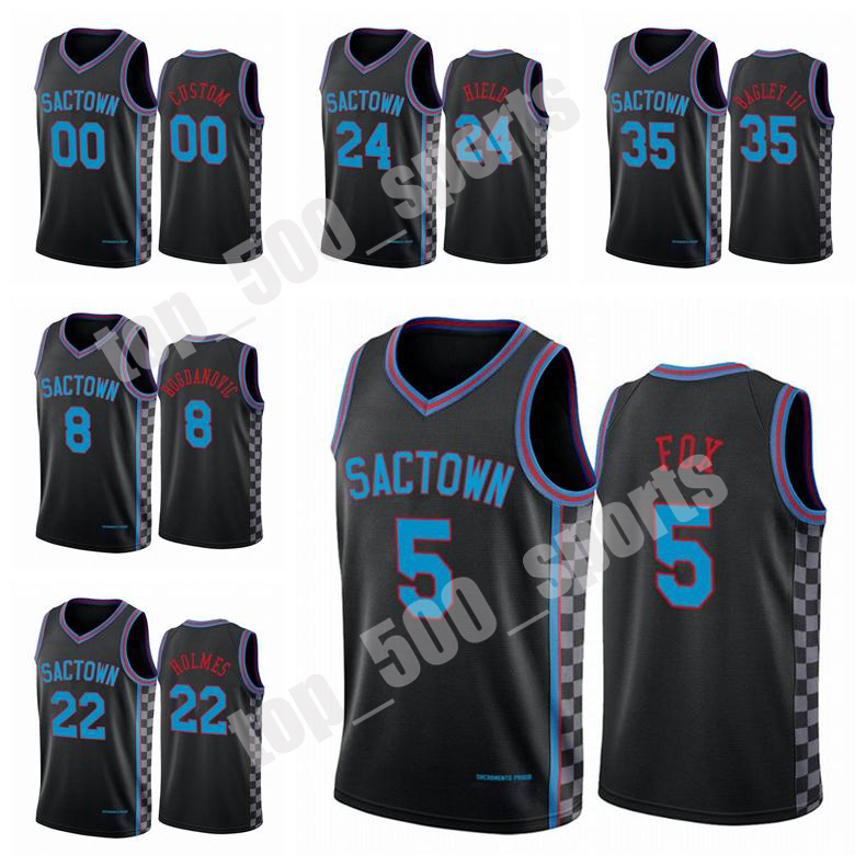 New Men Buddy Hield DeAaron Fox 2020/21 Swingman City Basketball Jersey Black Icon Edition 1, Colour 3
New Men Buddy Hield DeAaron Fox 2020/21 Swingman City Basketball Jersey Black Icon Edition 1, Colour 3