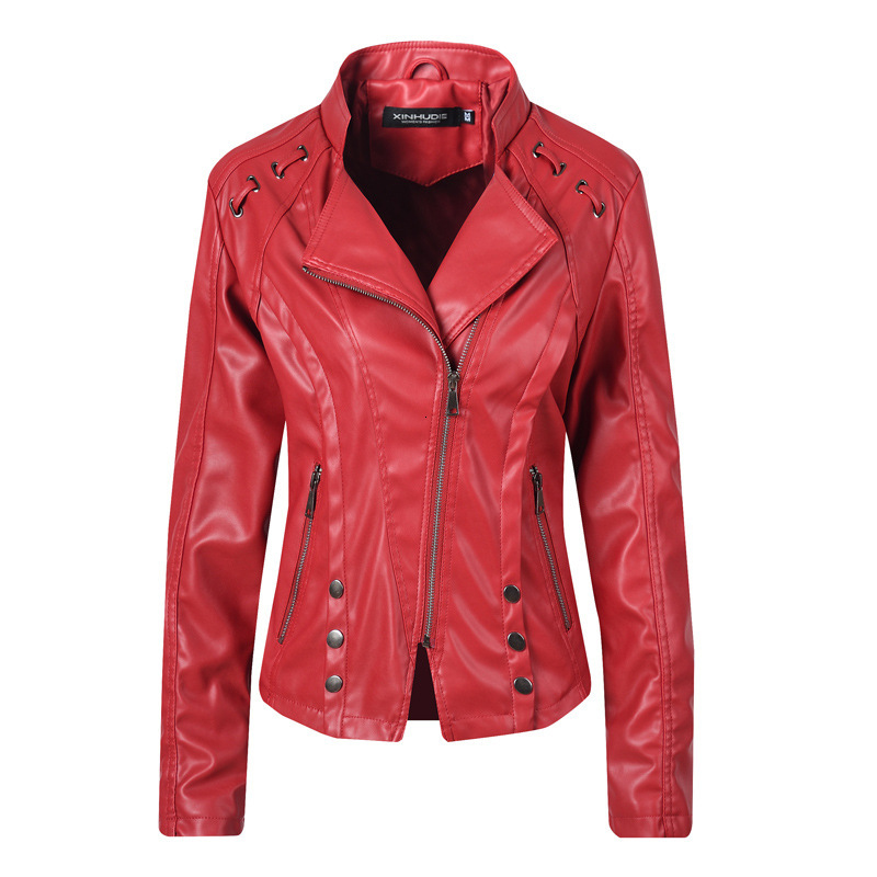 Autumn Women Faux Jacket Ladys Collar Long Sleeve Streetwear Plutonium Leather Outerwear Women's Coat 4o2o, Sky blue.
Autumn Women Faux Jacket Ladys Collar Long Sleeve Streetwear Plutonium Leather Outerwear Women's Coat 4o2o, Sky blue.