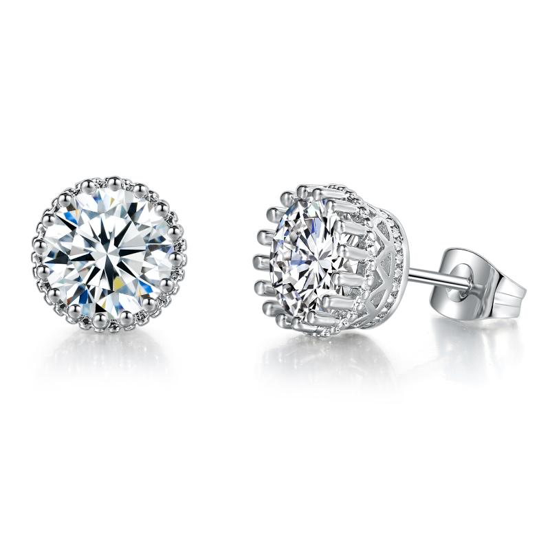 Double Fair Fashion New Stud Earrings For Women Wedding Gift Crystal Zirconia White Gold Color Piercing Earrings Jewelry DFE848
Double Fair Fashion New Stud Earrings For Women Wedding Gift Crystal Zirconia White Gold Color Piercing Earrings Jewelry DFE848