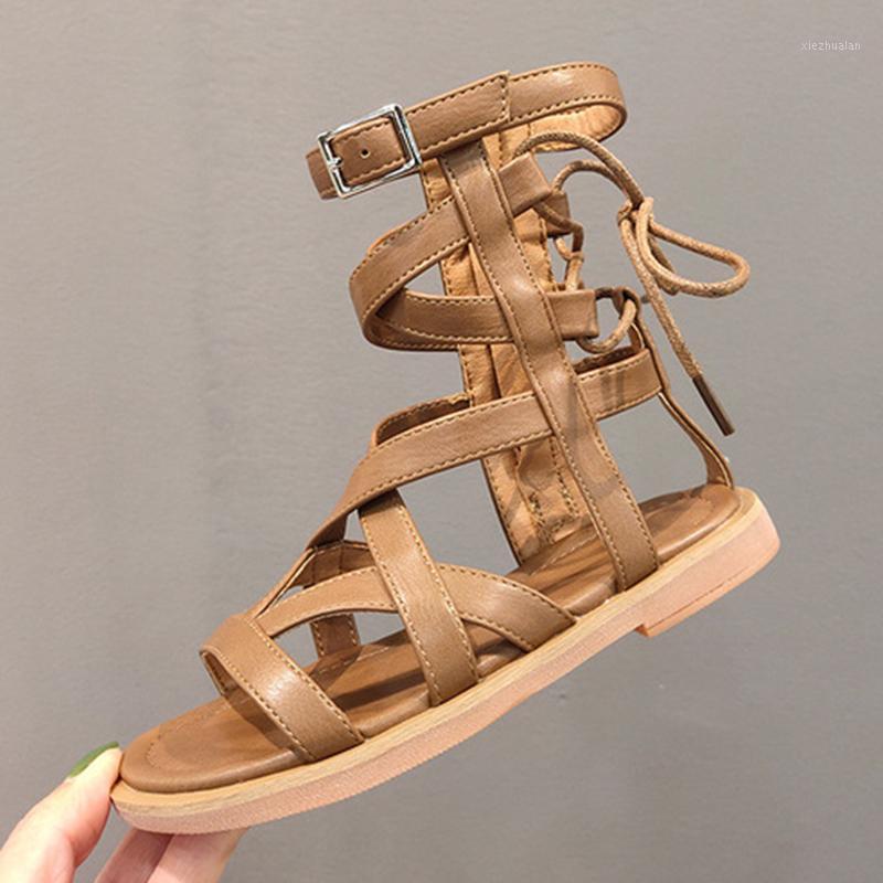 Genuine Leather Sandals Kids Shoes Fashion Roman Shoes For Girls High-top Girls Sandals Gladiator Children High Quality1, Brown
Genuine Leather Sandals Kids Shoes Fashion Roman Shoes For Girls High-top Girls Sandals Gladiator Children High Quality1, Brown
