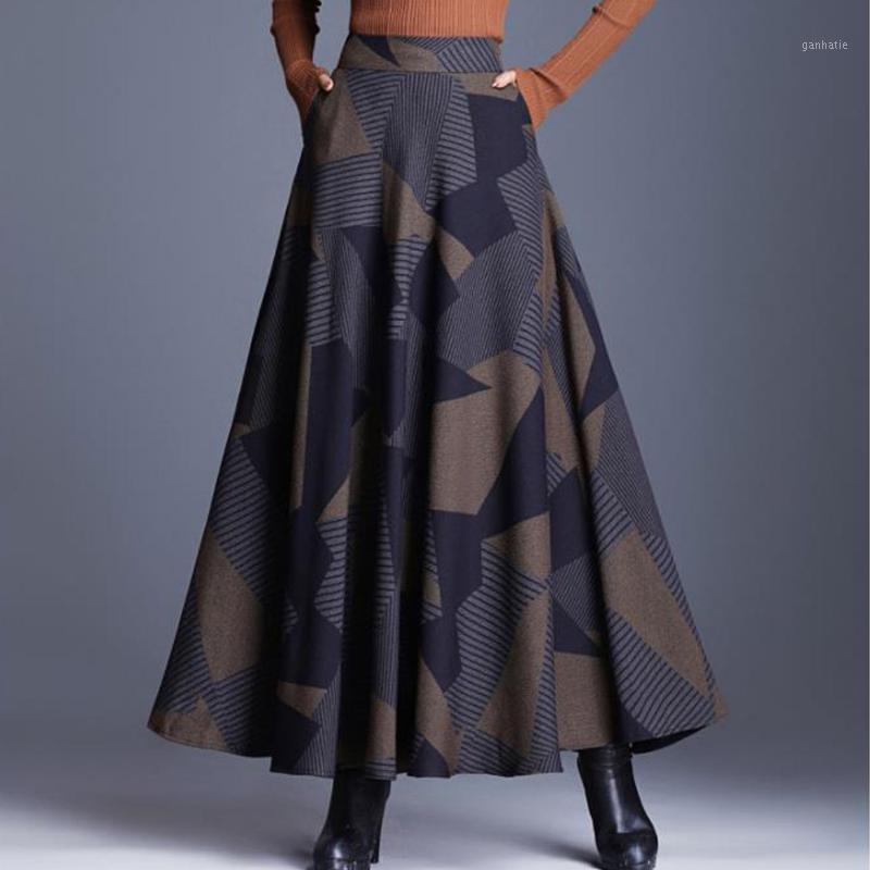 Skirts Plus Size Wool Print Maxi Female High Waist A Line Vintage Woolen Woven Winter Elegant Pleated Women Long Skirt1, Maxi skirts
Skirts Plus Size Wool Print Maxi Female High Waist A Line Vintage Woolen Woven Winter Elegant Pleated Women Long Skirt1, Maxi skirts