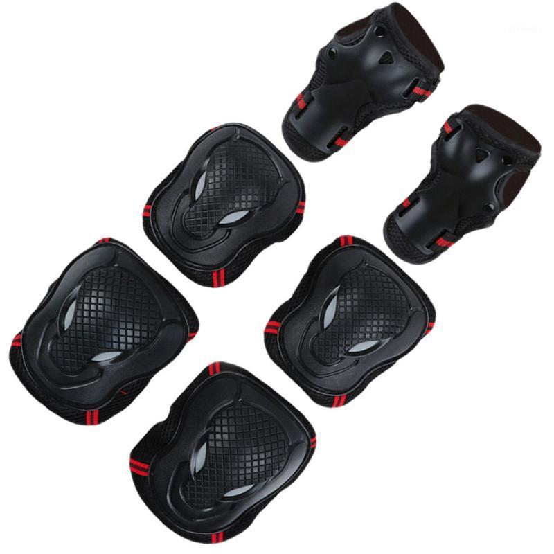 1Set Knee Protector Hand Protection Elbow Pad Kneepad Off-Road Cycling Guard Skateboard Outdoor Sports Protection Size for 201, Black red
1Set Knee Protector Hand Protection Elbow Pad Kneepad Off-Road Cycling Guard Skateboard Outdoor Sports Protection Size for 201, Black red
