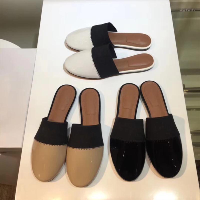 Genuine Leather Women's Shoes Summer Slip On Designer Slides Women Fashion Casual Single Shoes Round Toe Slippers For Woman1
Genuine Leather Women's Shoes Summer Slip On Designer Slides Women Fashion Casual Single Shoes Round Toe Slippers For Woman1
