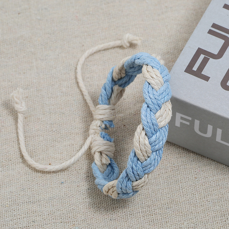 Fashion rope Weave Braid Bracelet handmade contrast color adjustable bracelets bangle cuff for women men jewelry will and sandy gift
Fashion rope Weave Braid Bracelet handmade contrast color adjustable bracelets bangle cuff for women men jewelry will and sandy gift