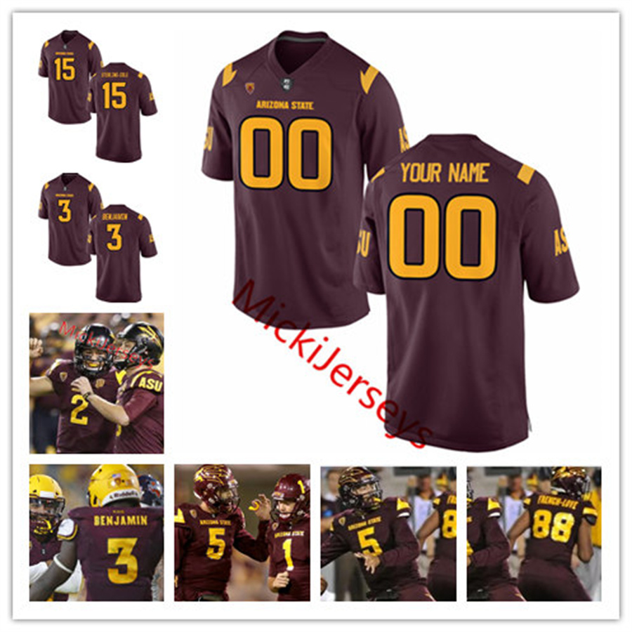 NCAA Custom ASU Arizona State Sun Devils Football Jersey Ezra Dotson-Oyetade DeaMonte Trayanum Lonyatta Alexander Triston Miller Omarr Norman-Lott Kejuan Markham, White red
NCAA Custom ASU Arizona State Sun Devils Football Jersey Ezra Dotson-Oyetade DeaMonte Trayanum Lonyatta Alexander Triston Miller Omarr Norman-Lott Kejuan Markham, White red