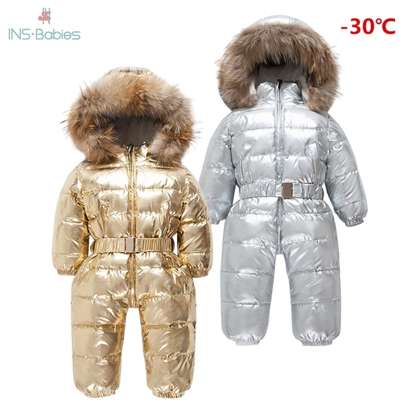 2020 Brand Orangemom Russia Winter -30 Degree Down Jacke Children Large Raccoon Fur Clothes Boys Girls Warm Windbreaker Rompers LJ201017
2020 Brand Orangemom Russia Winter -30 Degree Down Jacke Children Large Raccoon Fur Clothes Boys Girls Warm Windbreaker Rompers LJ201017