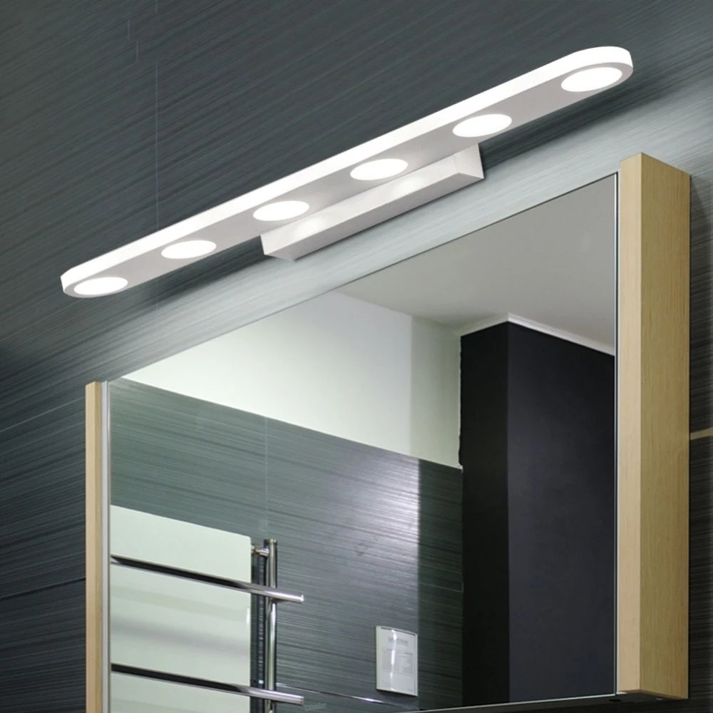 Modern LED Mirror front lamp 12W 18W 38CM 60CM Decor Lighting waterproof Bathroom Bedroom Foyer Study wall
Modern LED Mirror front lamp 12W 18W 38CM 60CM Decor Lighting waterproof Bathroom Bedroom Foyer Study wall