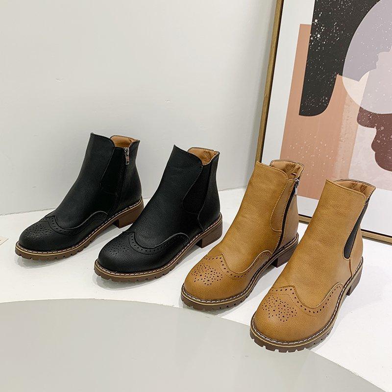 Handmade Women Boots Vintage Genuine Leather Flat Ankle Boot Ladies Winter Bullock Casual Platform Boots Botas Mujer 35-43, Black
Handmade Women Boots Vintage Genuine Leather Flat Ankle Boot Ladies Winter Bullock Casual Platform Boots Botas Mujer 35-43, Black
