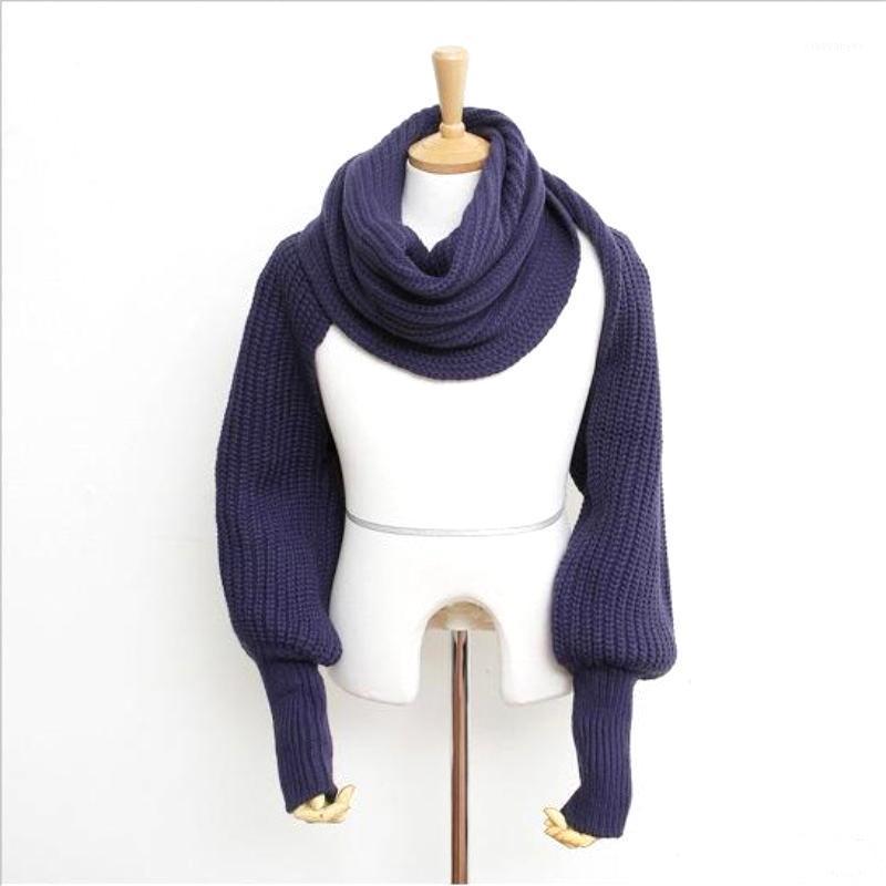 European style Winter women long scarf with sleeves wool knitted scarves for women Thick Warm Casual Shawl High quality1, Black
European style Winter women long scarf with sleeves wool knitted scarves for women Thick Warm Casual Shawl High quality1, Black