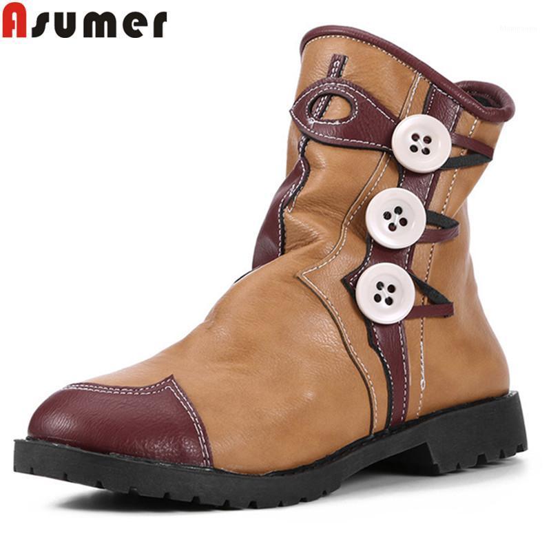 ASUMER 2020 new ankle boots for women round toe mixed colors ladies autumn winter boots low heels casual comfortable prom1, Yellow short plush
ASUMER 2020 new ankle boots for women round toe mixed colors ladies autumn winter boots low heels casual comfortable prom1, Yellow short plush