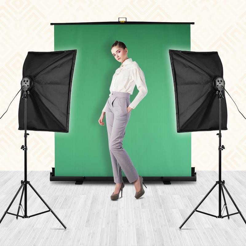 Professional Studio Photography Light Kit Including 50 * 70cm Softboxes 4-in-1 Light Socket BulbsLight StandCarry Bag
Professional Studio Photography Light Kit Including 50 * 70cm Softboxes 4-in-1 Light Socket BulbsLight StandCarry Bag
