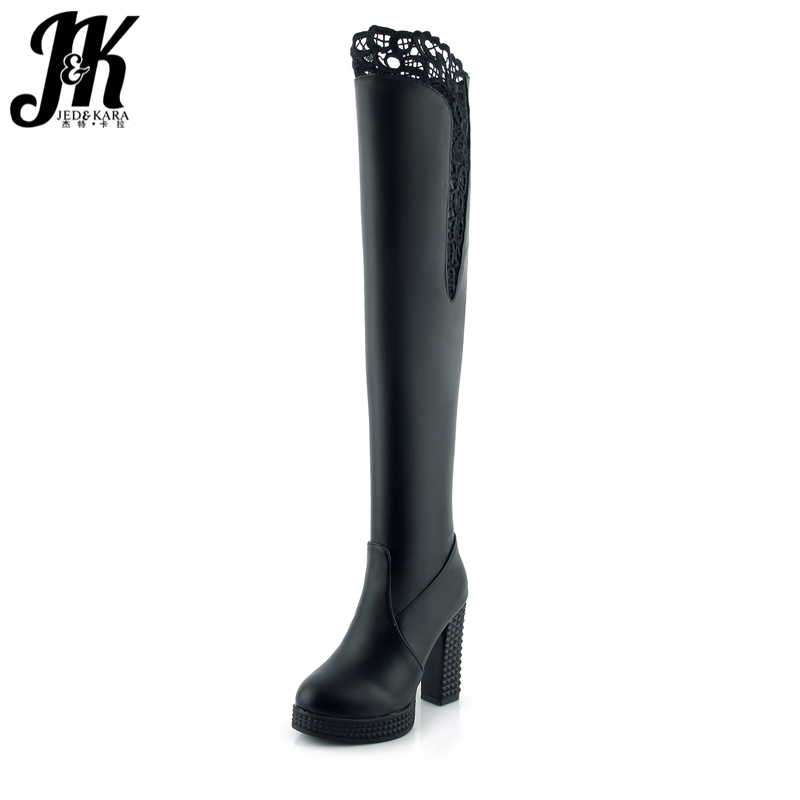 J&K Big Size 34-43 Sexy Ladies Over the Knee Boots Women Lace Thigh High Footwear Thick High Heels Winter Platform Shoes Woman, White
J&K Big Size 34-43 Sexy Ladies Over the Knee Boots Women Lace Thigh High Footwear Thick High Heels Winter Platform Shoes Woman, White
