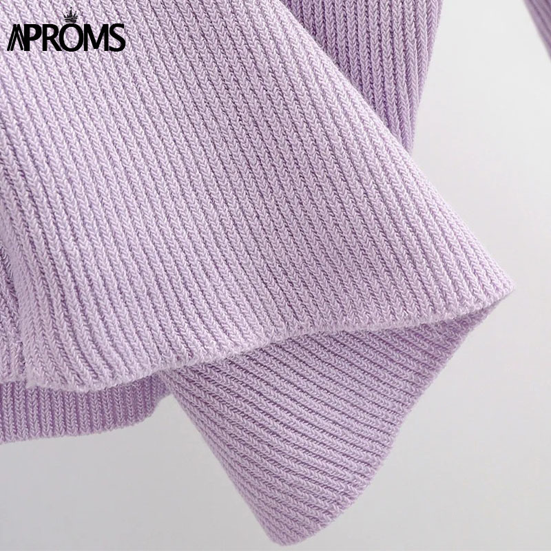 Aproms Sexy Square Neck Ribbed Knitted Sweater Women Casual Long Sleeve High Stretch Pullovers Streetwear White Soft Basic Top 201030