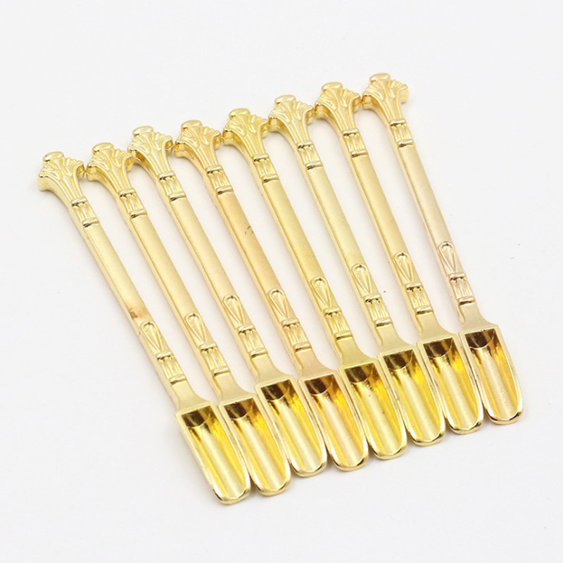 Gold Silver Metal Mini Spoon Dry Herb Tabacco Tool Snuff Smoking Accessories Medicine Shovel Tool Smoke Scoop DHL Free
Gold Silver Metal Mini Spoon Dry Herb Tabacco Tool Snuff Smoking Accessories Medicine Shovel Tool Smoke Scoop DHL Free