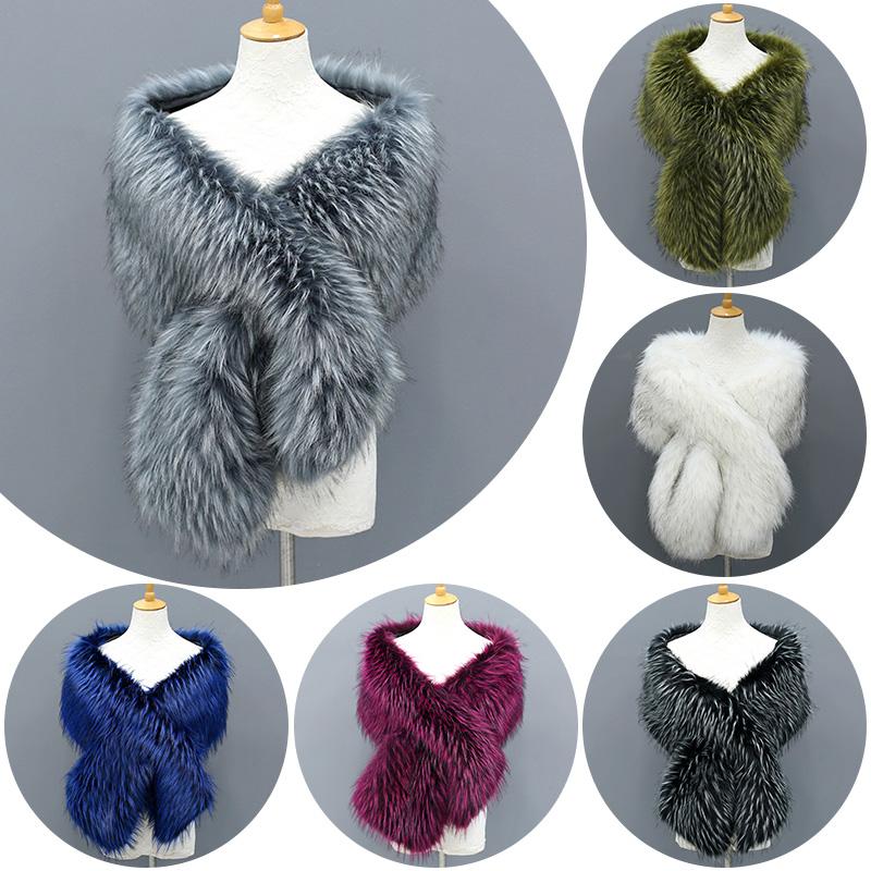 Winter Autumn Warm Faux Fur Collar Women Scarf Thick Warm Fur Coat Scarves Long Neck Warmer Collar Wool Top Cap Dickie Shawls
Winter Autumn Warm Faux Fur Collar Women Scarf Thick Warm Fur Coat Scarves Long Neck Warmer Collar Wool Top Cap Dickie Shawls