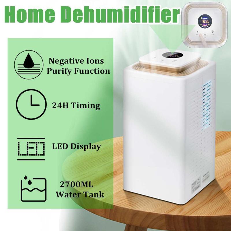 2.7L Air Dehumidifier Air Purify New Home Smart Electric Dehumidifier Basement Moisture Absorber Dryer Mute with LED Display1
2.7L Air Dehumidifier Air Purify New Home Smart Electric Dehumidifier Basement Moisture Absorber Dryer Mute with LED Display1