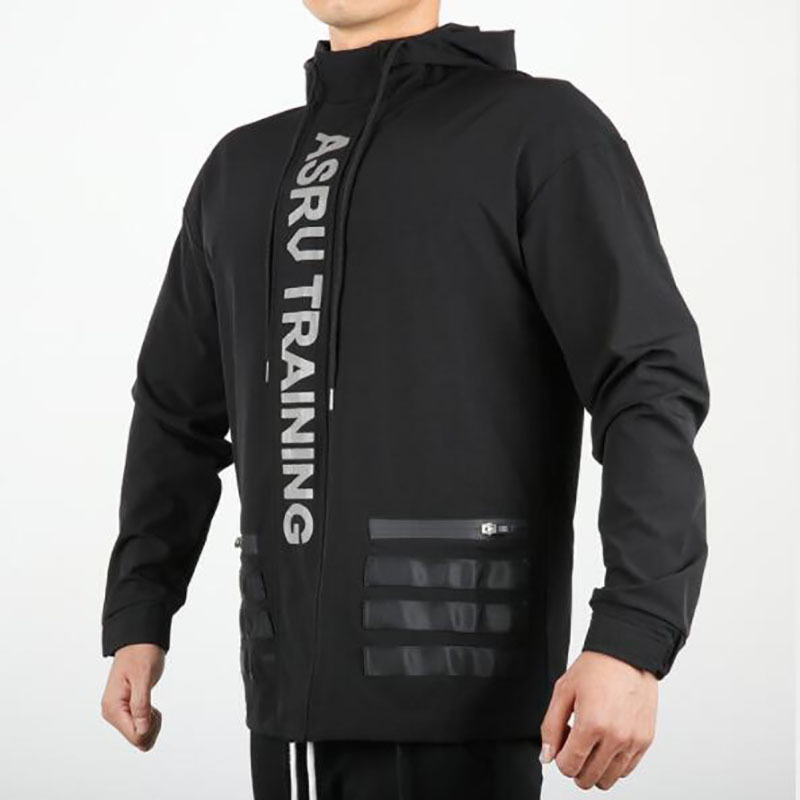 New Spring Autumn Mens Fashion Outerwear Windbreaker Coat Men Sportwear Jackets Hooded Casual Letter Print Men Jacket Coat T200502