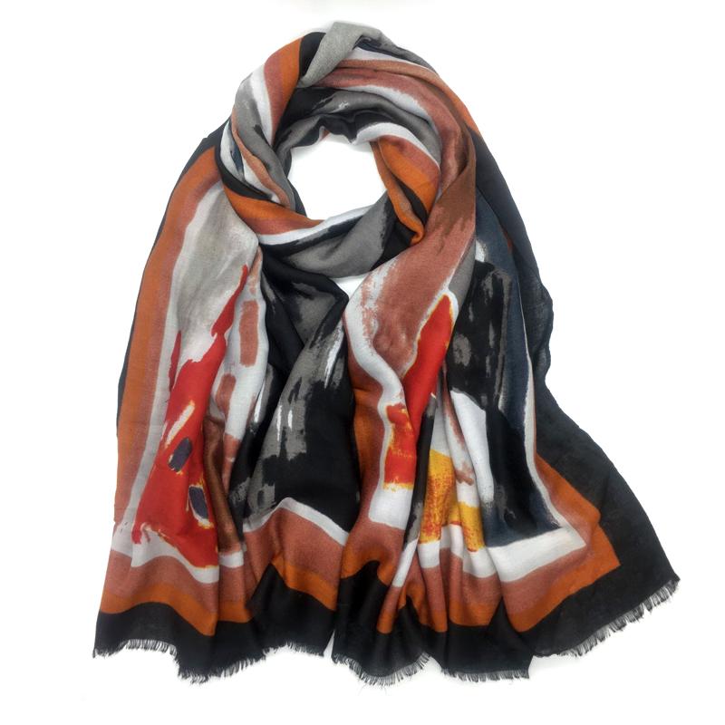 Scarves Winter Fashion Designer Women Shawl Scarf Oil Painting Ladies Hijab High Quality Bandana Foulards 180x90cm
Scarves Winter Fashion Designer Women Shawl Scarf Oil Painting Ladies Hijab High Quality Bandana Foulards 180x90cm