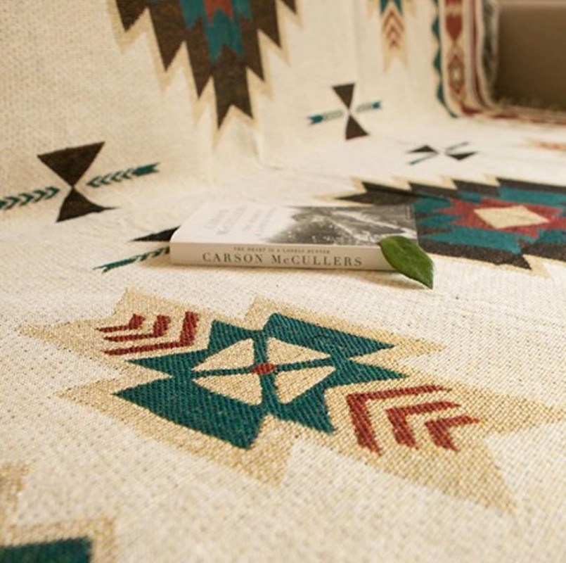 Bohemian Geometric Blanket Mandala Rug Sofa Cover Tapestry Throw Towel Bedding Sheet Adults Kids Home Travel Cobija Cobertor