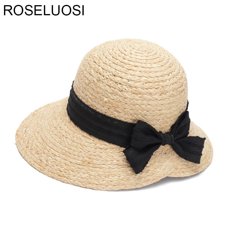 Wide Brim Hats ROSELUOSI Women Hat 2021 Summer Sun Visor Woman Panama Beach Caps Sombreros De Verano Para Mujer, As photo
Wide Brim Hats ROSELUOSI Women Hat 2021 Summer Sun Visor Woman Panama Beach Caps Sombreros De Verano Para Mujer, As photo
