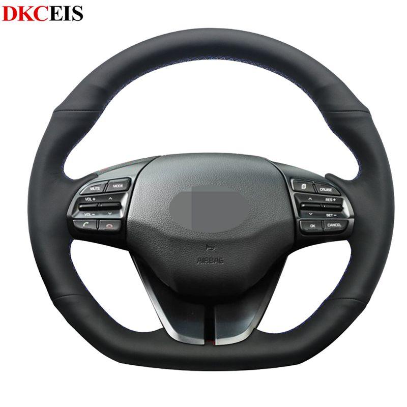 Hand-stitched Black Soft Artificial Leather Car Steering Wheel Cover for Elantra 4 2020 2020 Ioniq 2020-2020
Hand-stitched Black Soft Artificial Leather Car Steering Wheel Cover for Elantra 4 2020 2020 Ioniq 2020-2020