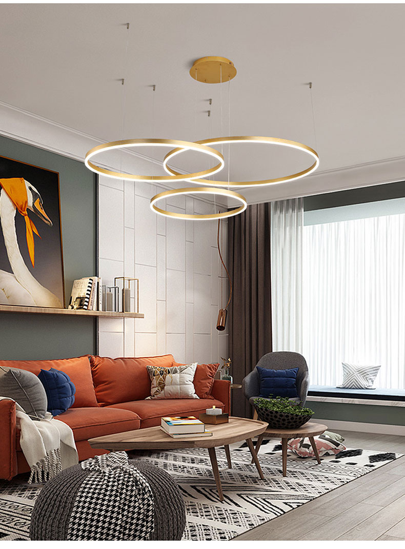 Minimalist Modern Led Chandelier Home Lighting Brushed Rings Ceiling Mounted Chandelier Lighting Hanging Lamp Gold&Coffee color
Minimalist Modern Led Chandelier Home Lighting Brushed Rings Ceiling Mounted Chandelier Lighting Hanging Lamp Gold&Coffee color