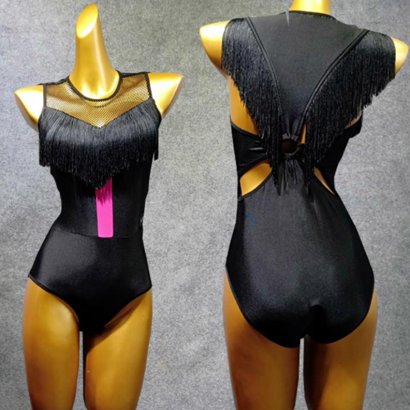 Latin Dance Clothes New Female Dance Bodysuit Latin Women Fringed Dress Salsa Tango Dress Women, Black
Latin Dance Clothes New Female Dance Bodysuit Latin Women Fringed Dress Salsa Tango Dress Women, Black