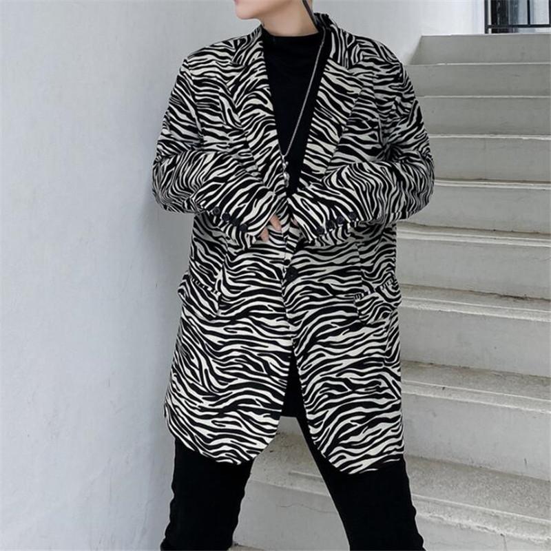 Autumn Winter Men Leopard Print Casual Slim Fit Blazers Punk Hip Hop Suit Jackets Nightclub DJ Singer Stage Costume Homme
Autumn Winter Men Leopard Print Casual Slim Fit Blazers Punk Hip Hop Suit Jackets Nightclub DJ Singer Stage Costume Homme