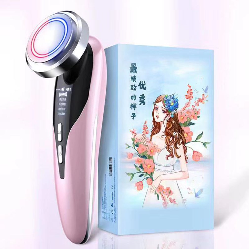 Hot Compress Introduction Device Ion Skin Rejuvenation Equipment Facial Massage Beauty Instrument Pore Cleaner