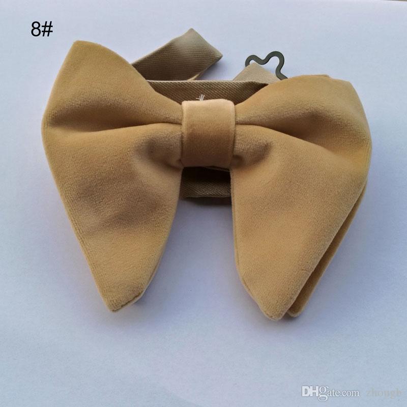 Groom Ties fashion black velvet bowties mens unique velvet bowtie bridegroom bow tie