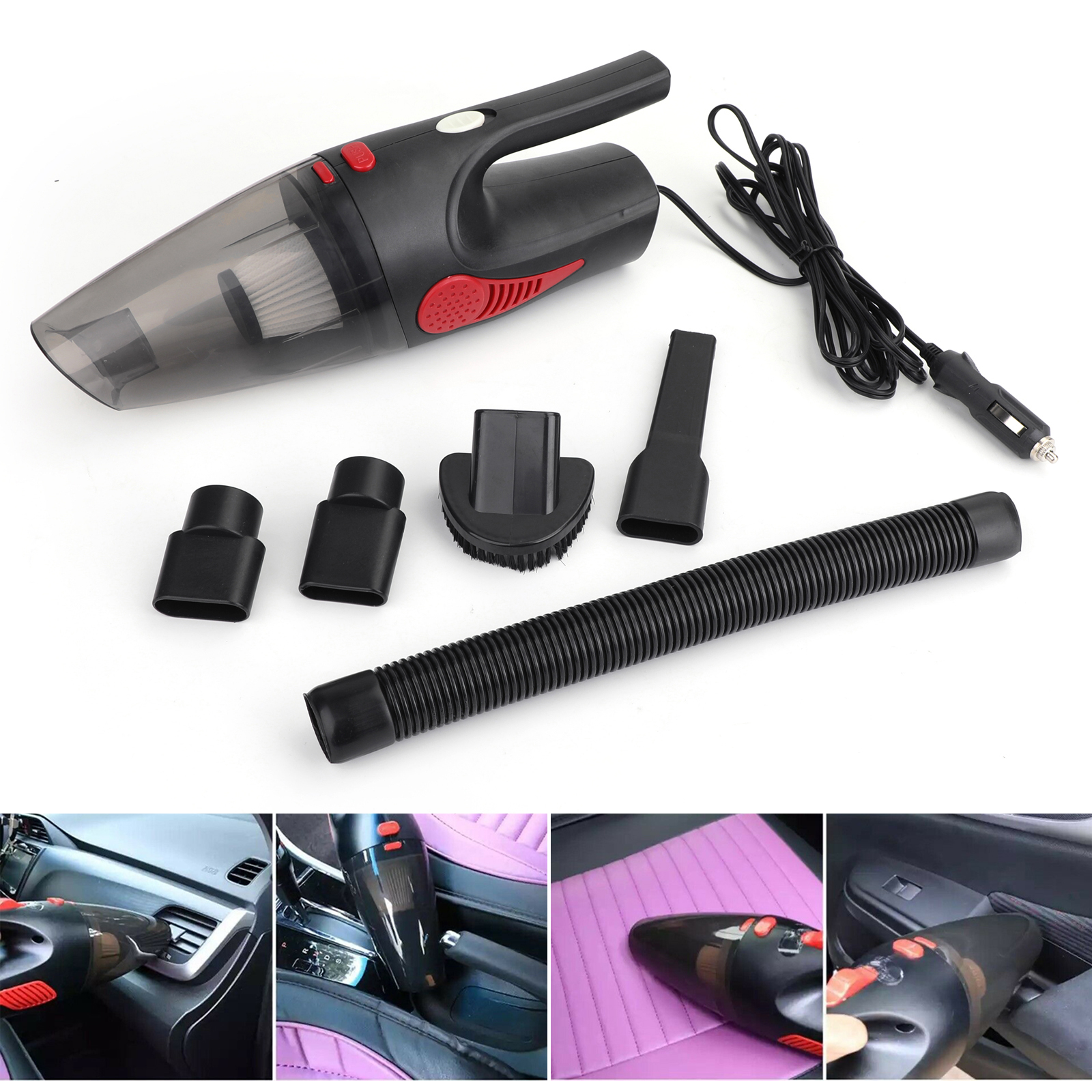 US STOCK Car Vacuum Cleaner 12V With 120W Fit For Auto Mini Portable Wet Dry Handheld Duster Tool Electrical appliances Parts
US STOCK Car Vacuum Cleaner 12V With 120W Fit For Auto Mini Portable Wet Dry Handheld Duster Tool Electrical appliances Parts