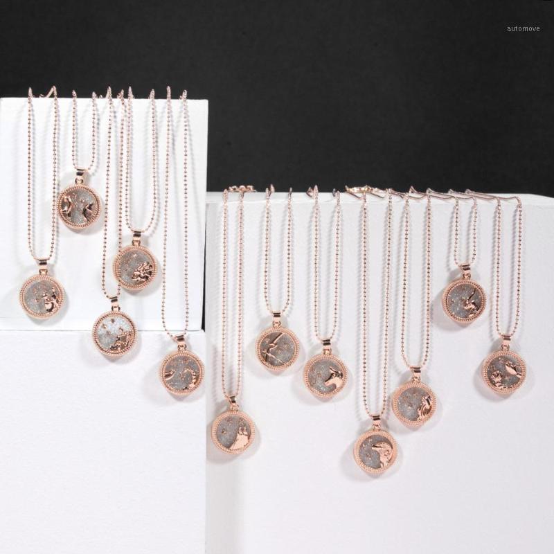 12 Zodiac Sign Constellation Necklace Women Vintage Chain Jewelry Round Black White Resin Pendant Choker Trendy Birthday Gifts1
12 Zodiac Sign Constellation Necklace Women Vintage Chain Jewelry Round Black White Resin Pendant Choker Trendy Birthday Gifts1