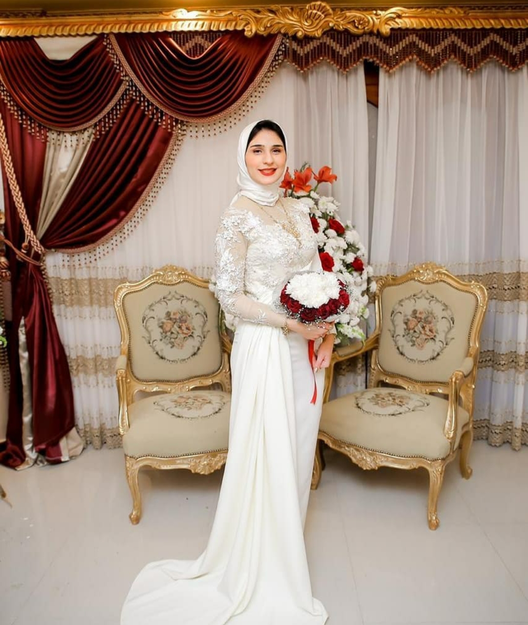 new muslim wedding dresses plus size lace beaded bridal gowns with hijab saudi arabic wedding dress
