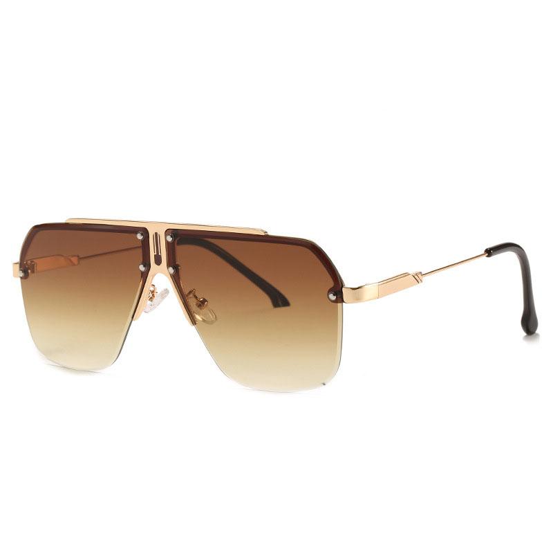 Sunglasses Designer Fashion Oversized Rimless Women Men 2021 Vintage Metal Rivet Gradient Sun Glasses UV400 Gafas
Sunglasses Designer Fashion Oversized Rimless Women Men 2021 Vintage Metal Rivet Gradient Sun Glasses UV400 Gafas