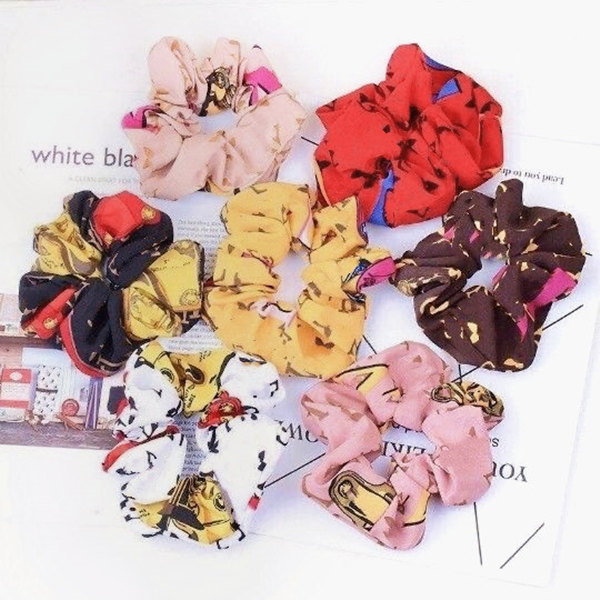 Hot sale Charm Fashion Letter Women Hair Rings Vintage Yoga Lady Headband Female Hair Rubber Bands Elastic Hair Band Accessories party gift