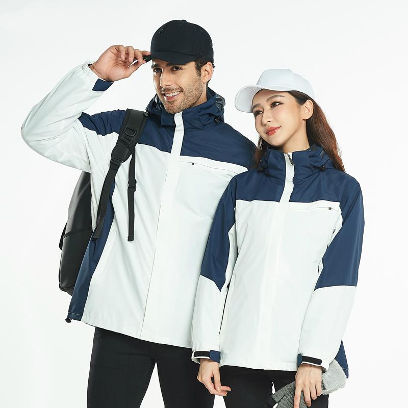 Outdoor jacket mountaineering ski wear two-piece detachable jacket winter men and women plus velvet thick three-in-one, Black male
Outdoor jacket mountaineering ski wear two-piece detachable jacket winter men and women plus velvet thick three-in-one, Black male