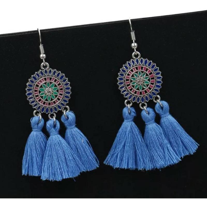 Stud Retro Disc Earrings European And American Exaggerated Exotic Flavor Tassel Female Bohemian National Style Ear Huan
Stud Retro Disc Earrings European And American Exaggerated Exotic Flavor Tassel Female Bohemian National Style Ear Huan