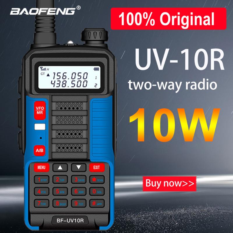 Baofeng UV10R Professional Two Way Radio Long Range 30km Walkie Talkie Dual Band CB Ham Radio HF Transceiver VHF UHF USB UV-10R
Baofeng UV10R Professional Two Way Radio Long Range 30km Walkie Talkie Dual Band CB Ham Radio HF Transceiver VHF UHF USB UV-10R